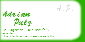 adrian pulz business card